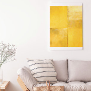 Gold Minimalist Modern Abstract   Poster