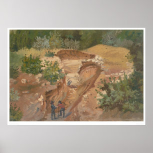 Gold Mining (0139B) Poster