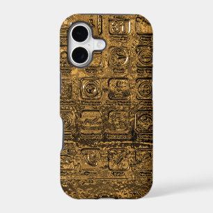 Gold mobile phone icons