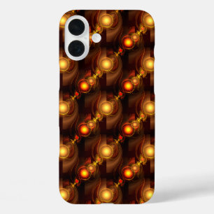 Gold Modern Boho Elegant Abstract Art Pattern #501 iPhone 16 Plus Case