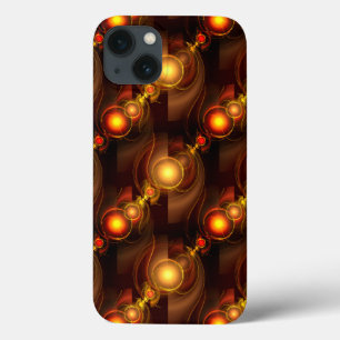 Gold Modern Boho Elegant Abstract Art Pattern #501 iPhone 13 Case