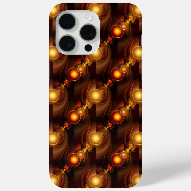 Gold Modern Boho Elegant Abstract Art Pattern #501 Case-Mate iPhone Case (Back)
