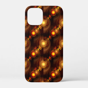 Gold Modern Boho Elegant Abstract Art Pattern #501 iPhone 12 Mini Case