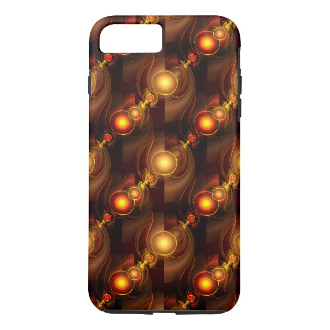 Gold Modern Boho Elegant Abstract Art Pattern #501 Case-Mate iPhone Case (Back)