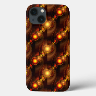 Gold Modern Boho Elegant Abstract Art Pattern #501 iPhone 13 Case