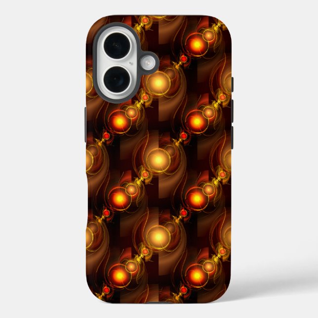 Gold Modern Boho Elegant Abstract Art Pattern #501 Case-Mate iPhone Case (Back)