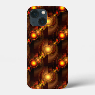 Gold Modern Boho Elegant Abstract Art Pattern #501 iPhone 13 Mini Case