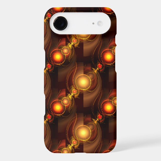 Gold Modern Boho Elegant Abstract Art Pattern #501 Case-Mate iPhone Case (Back)