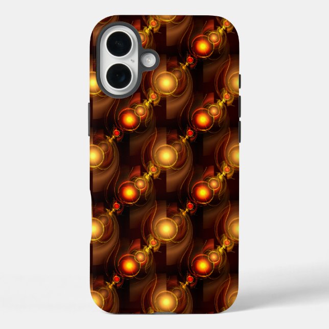 Gold Modern Boho Elegant Abstract Art Pattern #501 Case-Mate iPhone Case (Back)