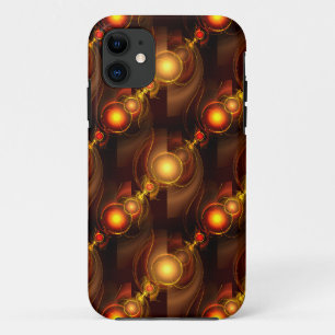Gold Modern Boho Elegant Abstract Art Pattern #501 iPhone 11 Case