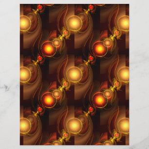 Gold Modern Boho Elegant Abstract Art Pattern #501 Flyer