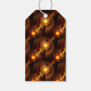Gold Modern Boho Elegant Abstract Art Pattern #501 Gift Tags