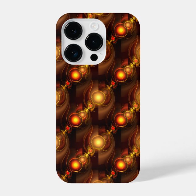 Gold Modern Boho Elegant Abstract Art Pattern #501 iPhone Case (Back)