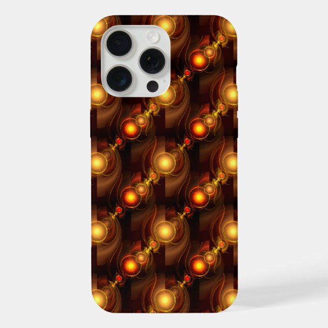 Gold Modern Boho Elegant Abstract Art Pattern #501 iPhone Case (Back)
