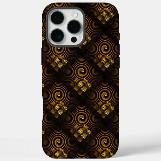 Gold Modern Boho Elegant Abstract Art Pattern #502 Case-Mate iPhone Case (Back)