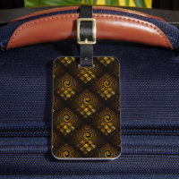 Gold Modern Boho Elegant Abstract Art Pattern #502