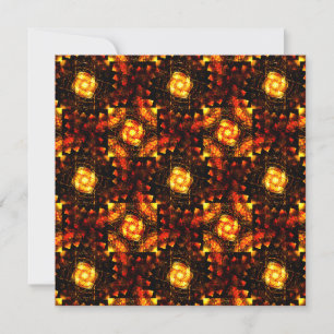 Gold Modern Boho Elegant Abstract Art Pattern #506