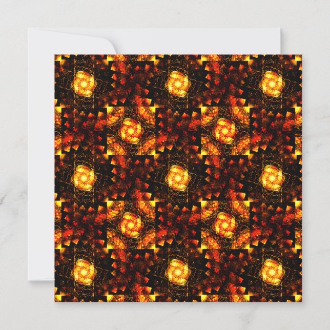 Gold Modern Boho Elegant Abstract Art Pattern #506 (Front)