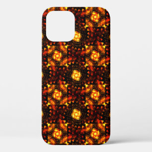 Gold Modern Boho Elegant Abstract Art Pattern #506 iPhone 12 Case
