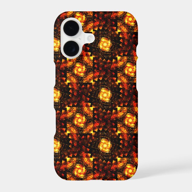 Gold Modern Boho Elegant Abstract Art Pattern #506 iPhone Case (Back)