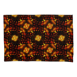 Gold Modern Boho Elegant Abstract Art Pattern #506 Pillowcase