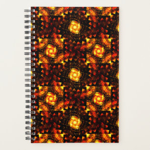 Gold Modern Boho Elegant Abstract Art Pattern #506 Planner