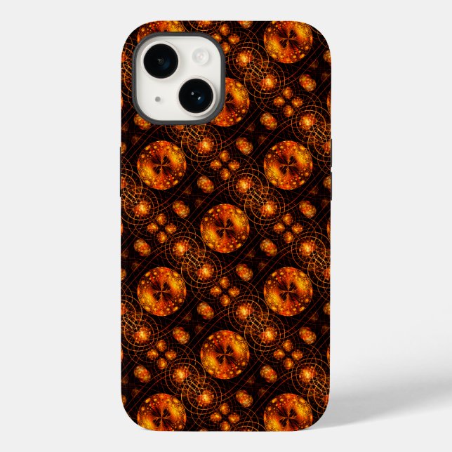 Gold Modern Boho Elegant Abstract Art Pattern #507 Case-Mate iPhone Case (Back)