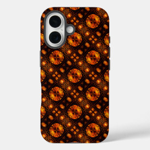 Gold Modern Boho Elegant Abstract Art Pattern #507 iPhone 16 Case