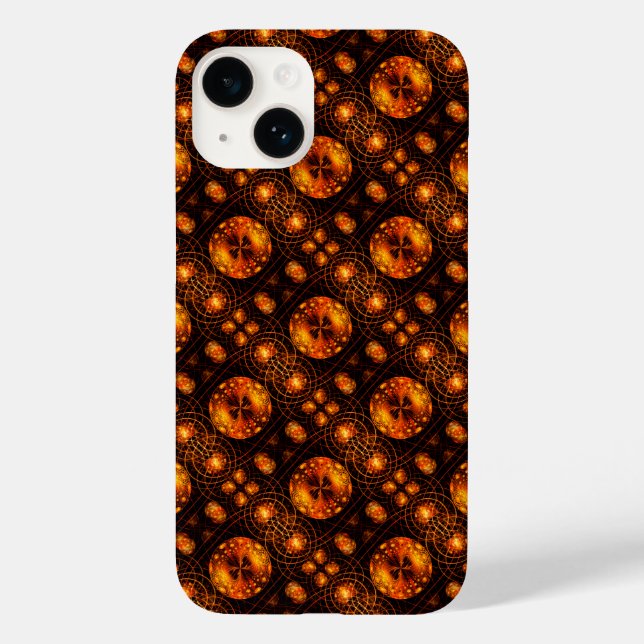 Gold Modern Boho Elegant Abstract Art Pattern #507 Case-Mate iPhone Case (Back)