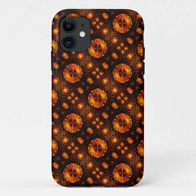 Gold Modern Boho Elegant Abstract Art Pattern #507 Case-Mate iPhone Case (Back)