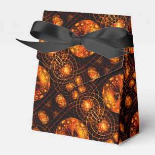 Gold Modern Boho Elegant Abstract Art Pattern #507 Favour Box