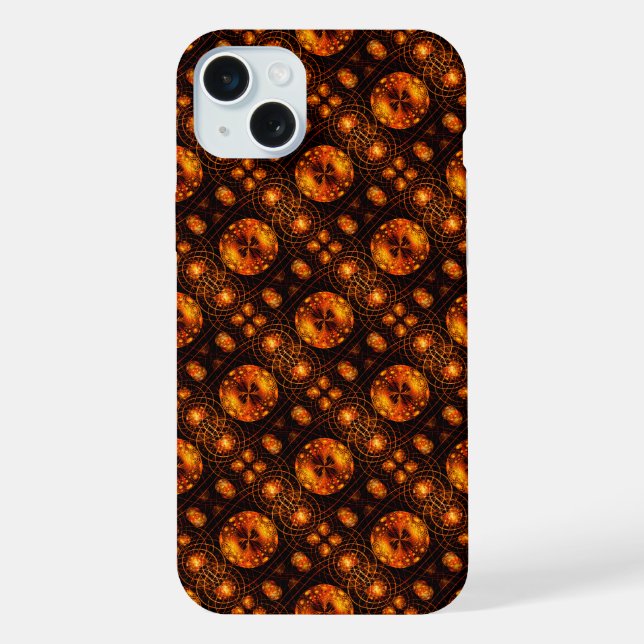 Gold Modern Boho Elegant Abstract Art Pattern #507 iPhone Case (Back)
