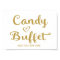 Gold Modern Calligraphy Candy Buffet print