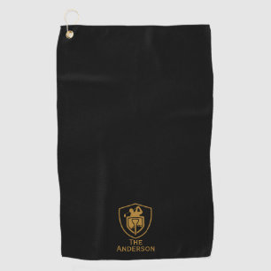 Gold Modern Golf Towel