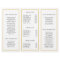 Gold Monogram Elegant Business Trifold Brochure