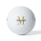 Gold Monogram Initial and Name Personalised