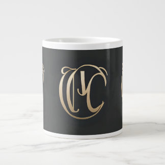 Gold Monogram Initial Mug - Personalized Gift