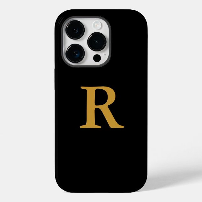 Gold Monogram iPhone / iPad case (Back)