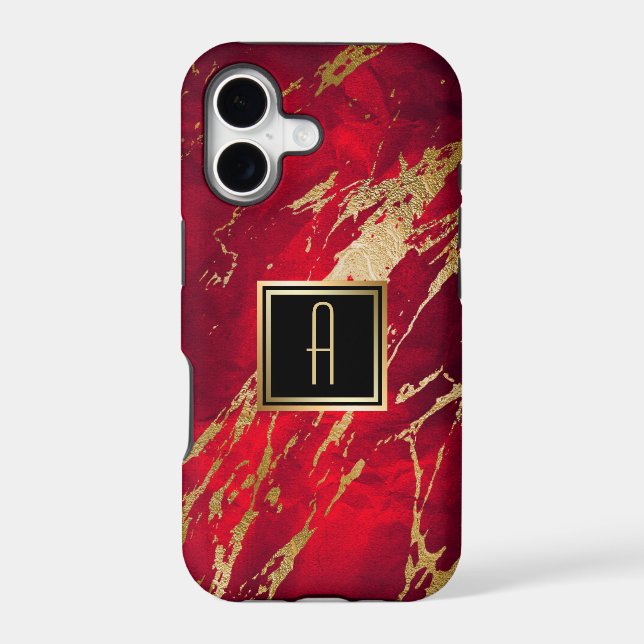 Gold Monogram Paint Splash (Back)