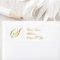 Gold Monogram S Customised Return Address Labels
