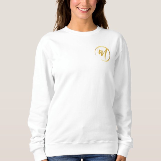 Gold Monogram  Sweatshirt (Front)