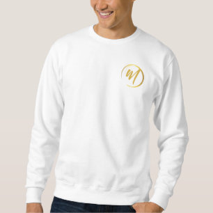 Gold Monogram Sweatshirt