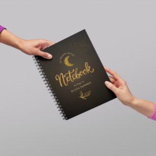 Gold Moon Notebook