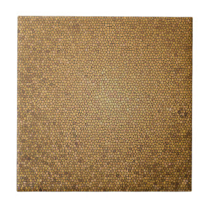 Gold Mosaic Pattern Tile