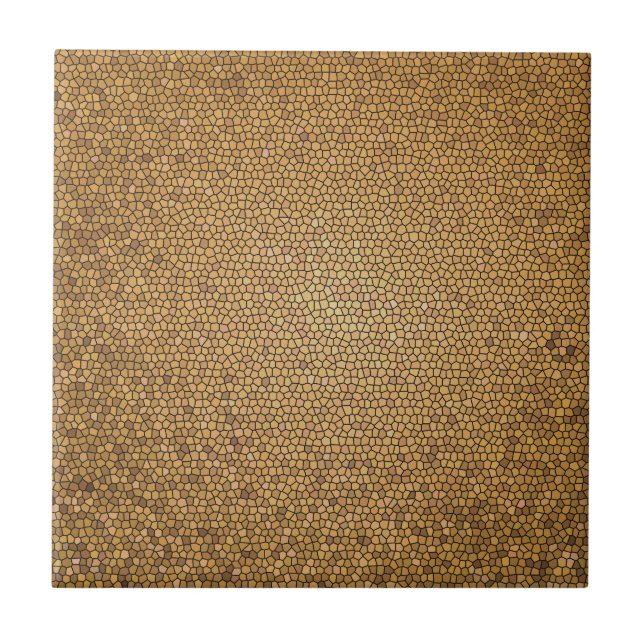 Gold Mosaic Pattern Tile (Front)