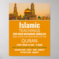 Gold Mosque, Islamic Teaching Advertising