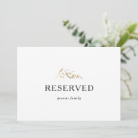 Gold Mountain Reserved Sign