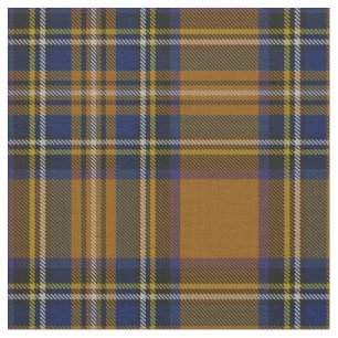 Gold multi colour, blue, purple yellow stripe fabric