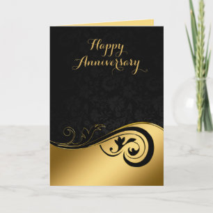 Gold, My Love Only Grows Wedding Anniversary Card