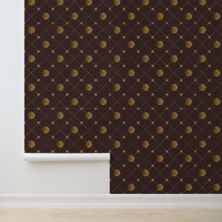 Gold Nautical Wallpaper